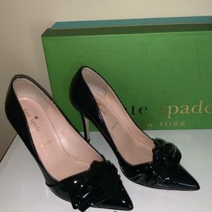Kate Spade Laureen patent soft black 6.5 heels